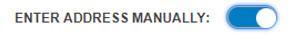 Enter Address Manually Toggle Button